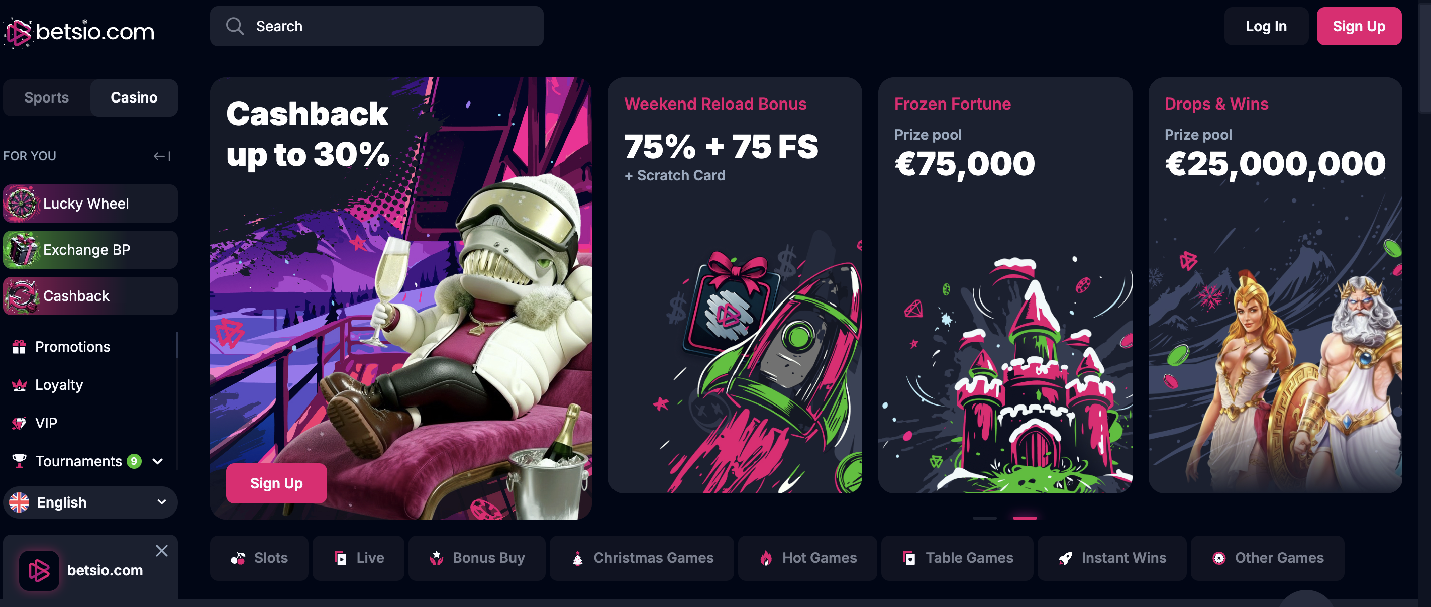 Betsio.com online casino zonder cruks